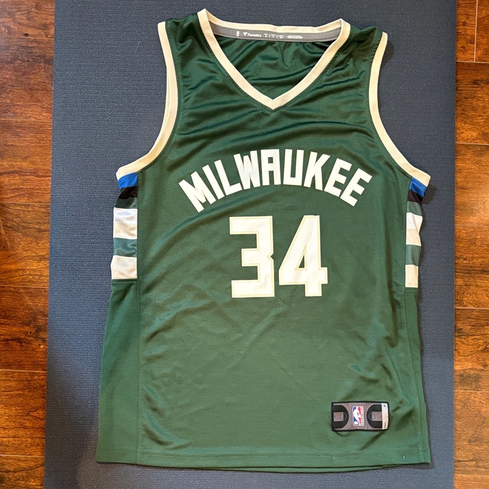 Green Milwaukee Basketball Jersey